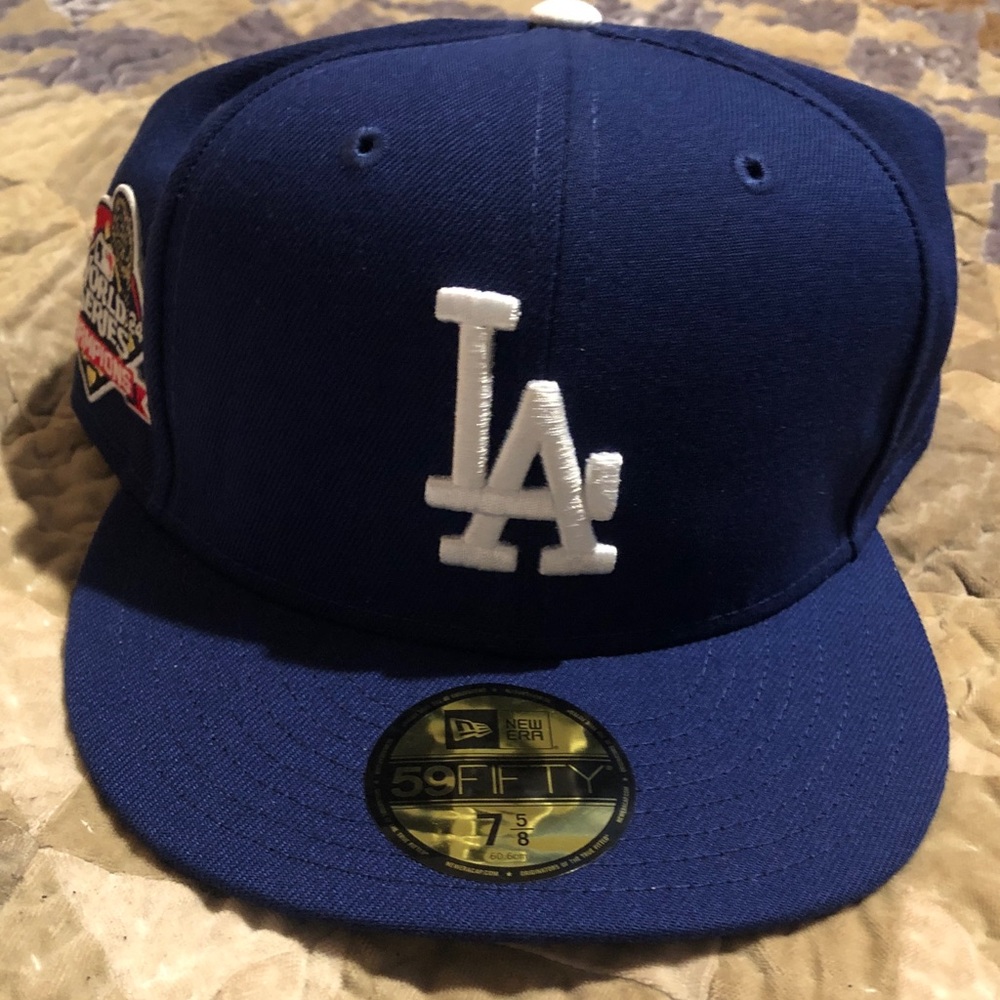 LA Dodgers cap  World Series 2024 official field cap.